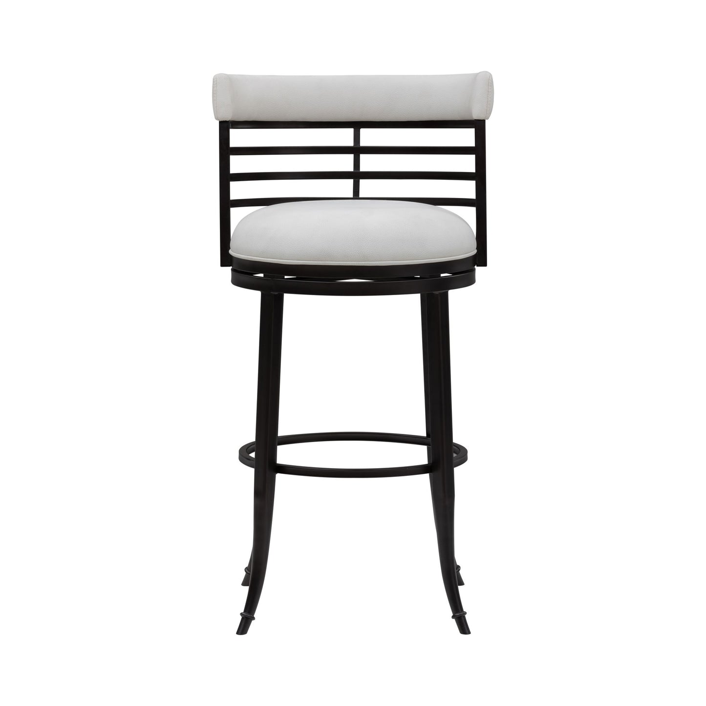 Telia - Upholstered Swivel Bar Height Barstool