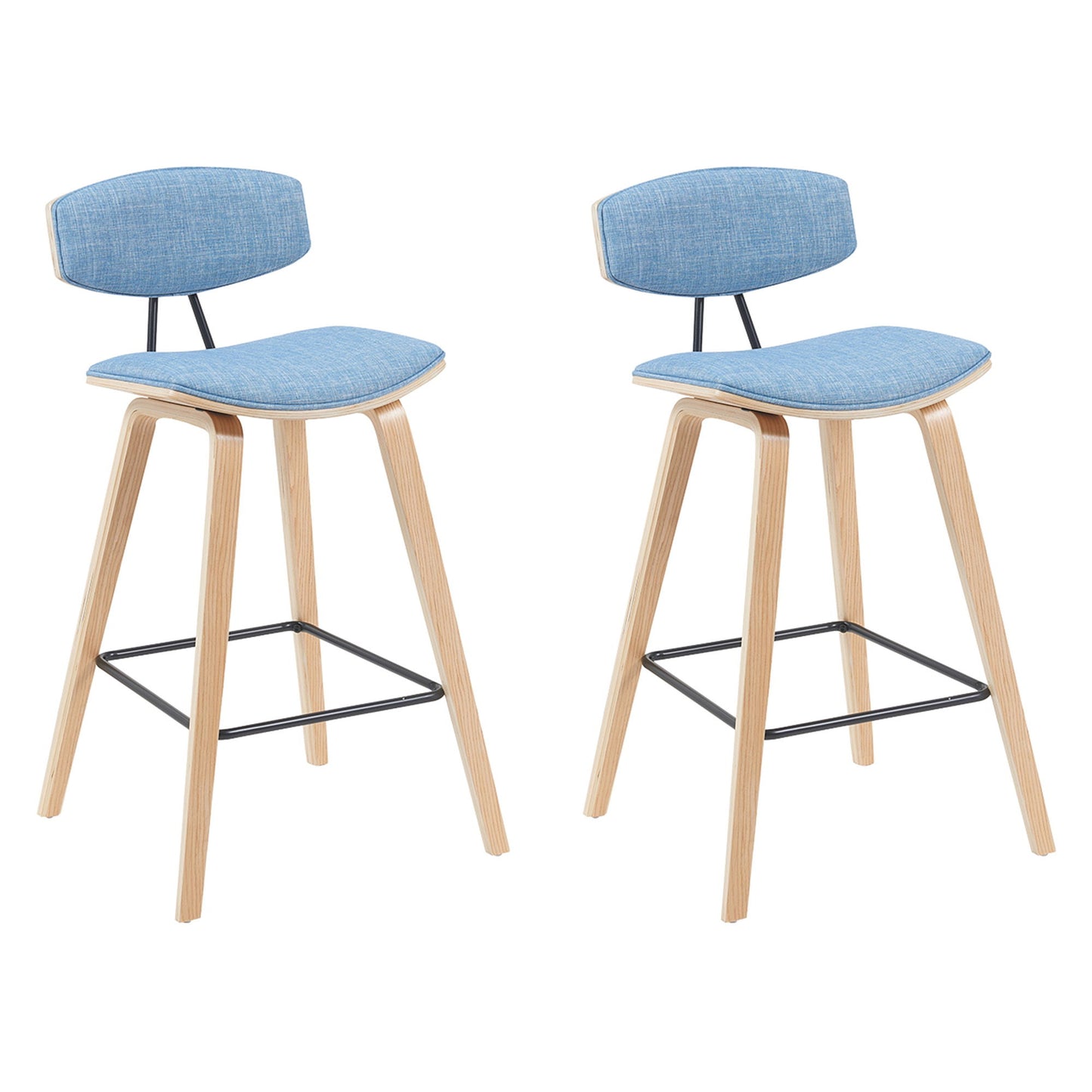 Fox - Swivel Bar Height Stool - Light Brown