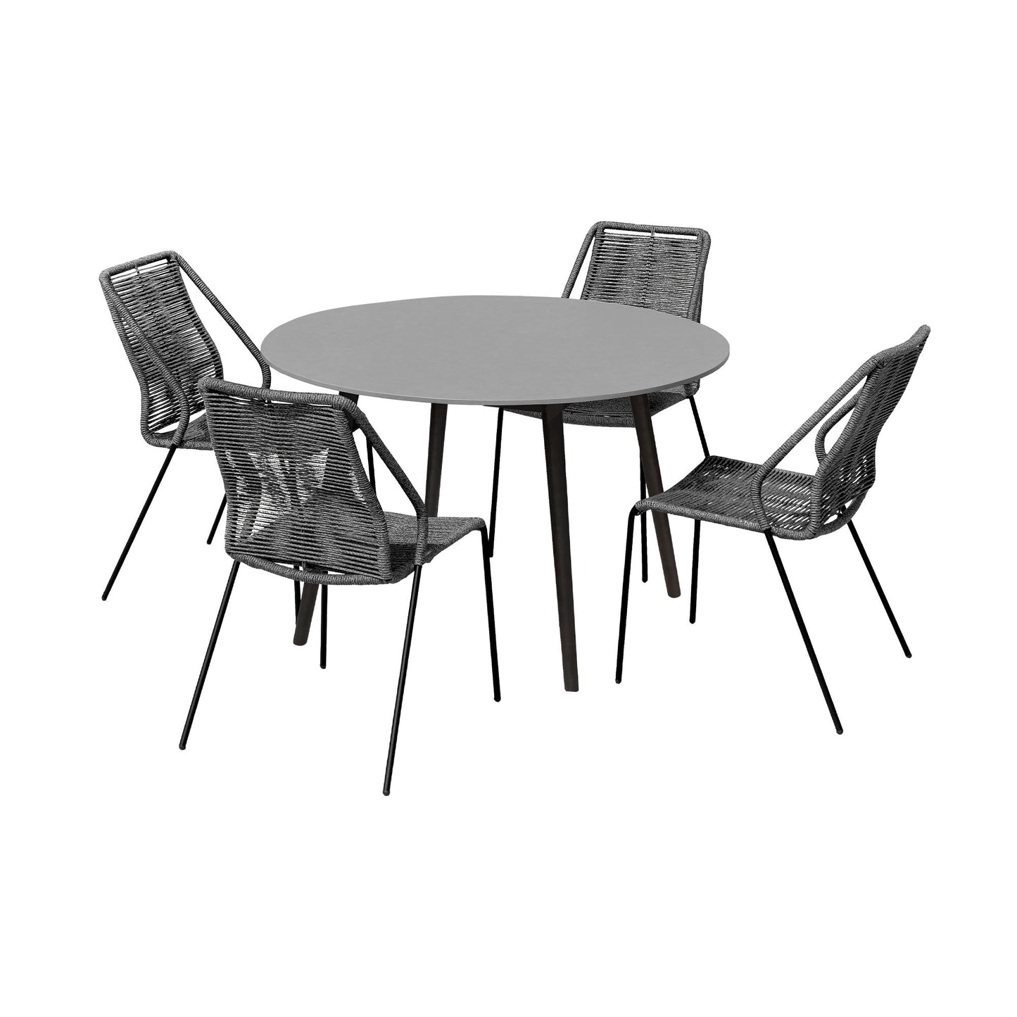Kylie And Clip - 5 Piece Outdoor Patio Dining Set