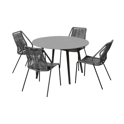 Kylie And Clip - 5 Piece Outdoor Patio Dining Set