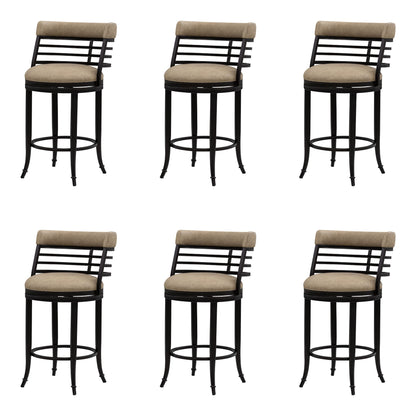 Telia - Upholstered Swivel Counter Height Barstool