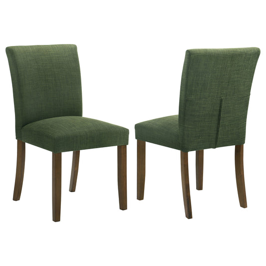Paxton Upholstered Dining Side Chair Green (Set of 2)