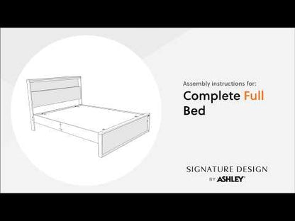 Kozmour - Bookcase Complete Bed Frame